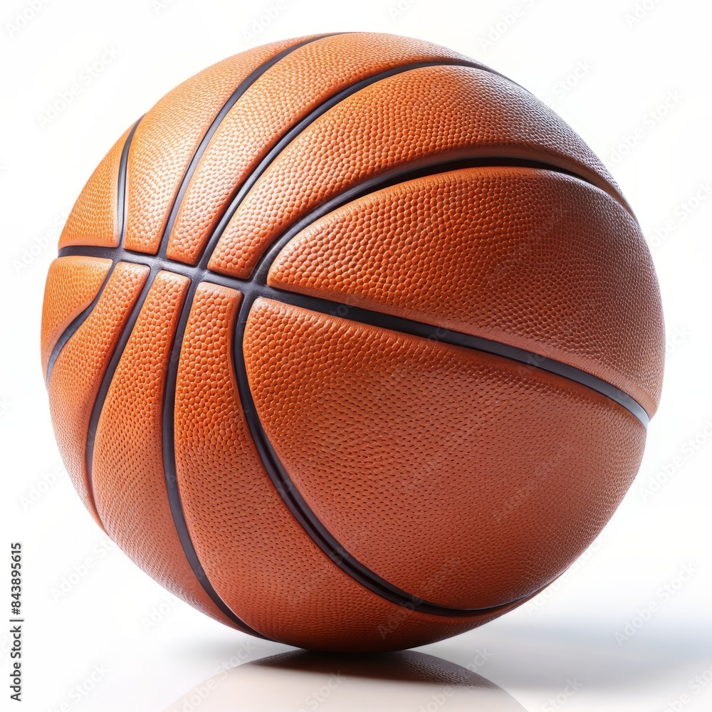 Obraz premium basketball isolated on white background