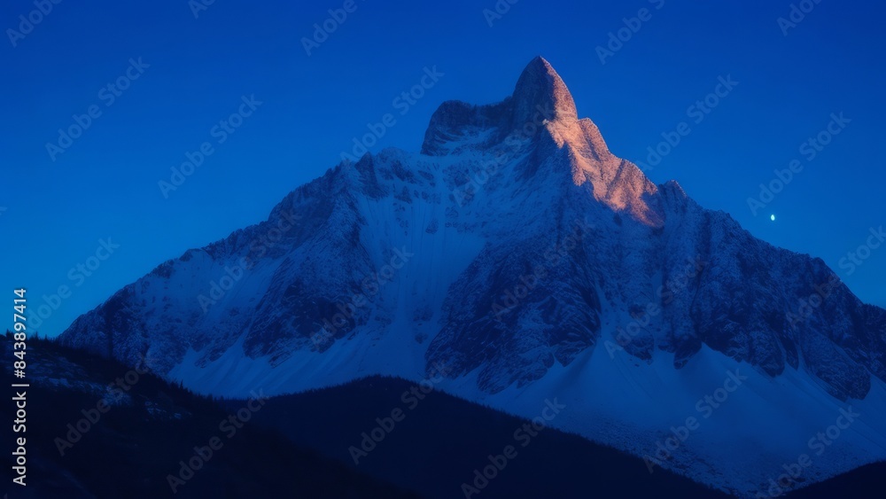 Obraz premium Beautiful view of the mountain. Mountain landscape. The beauty of nature.