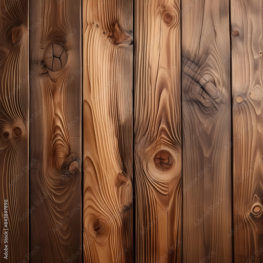 Close Up of Weathered Brown Wood Planks With Knots Close Up of Weathered Brown Wood Planks With Knots
