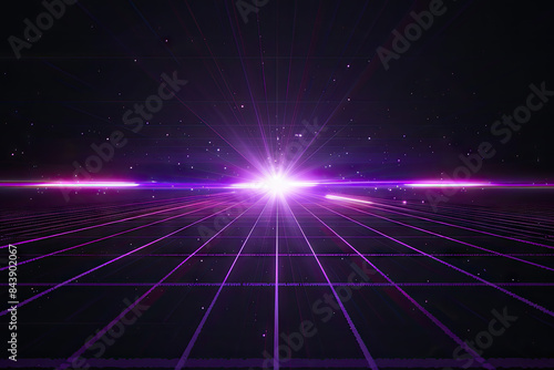 Wallpaper Mural whitepurple glow from the center Torontodigital.ca