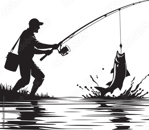fishing on the lake