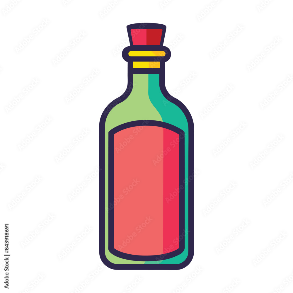 bottol icon single color illustration bottol icon single color illustration