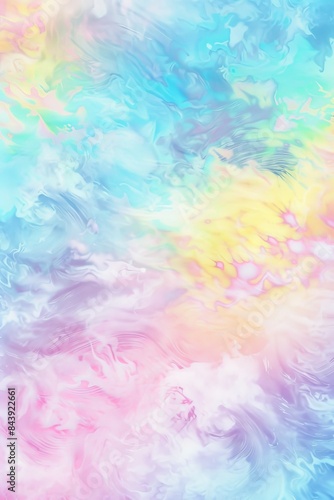 Vibrant Pastel Rainbow Background for Fashion and Design Generative AI © Alex