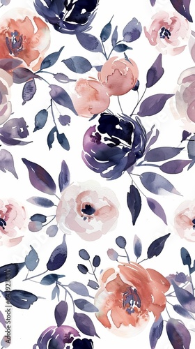 Vibrant Floral Watercolor Painting for Home Decor Inspiration Generative AI