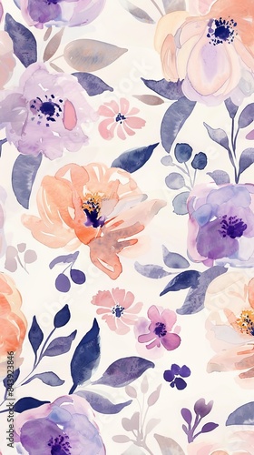 Vibrant Floral Watercolor Painting for Home Decor Inspiration Generative AI