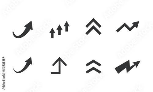 上昇　矢印