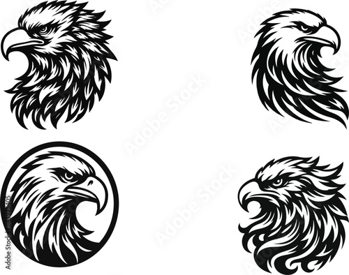 Eagle silhouettes design