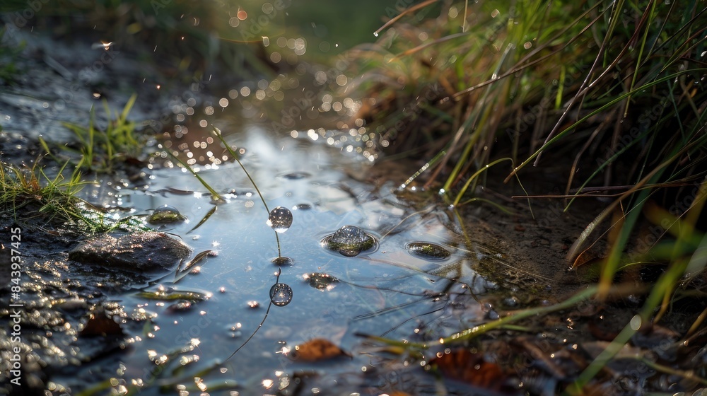 A Picture of Early Morning Moisture A Picture of Early Morning Moisture