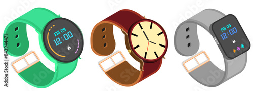 Isometric Smart Watches