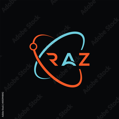 Letter RAZ Monogram Logo Design
