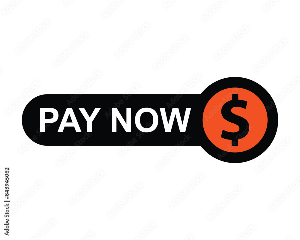 pay now button on white background. pay now button sign pay now button on white background. pay now button sign