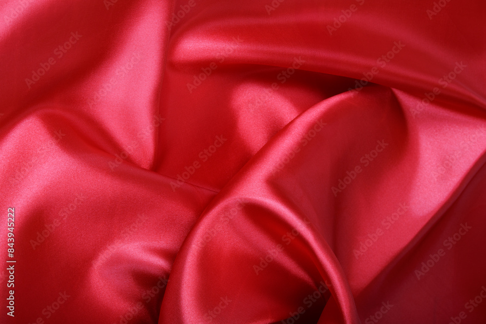 Close up of beautiful Red Silk pattern Close up of beautiful Red Silk pattern