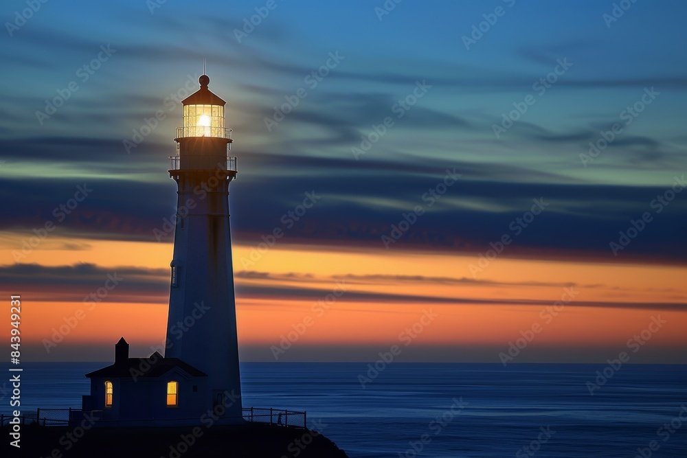 Lighthouse at Sunset Lighthouse at Sunset