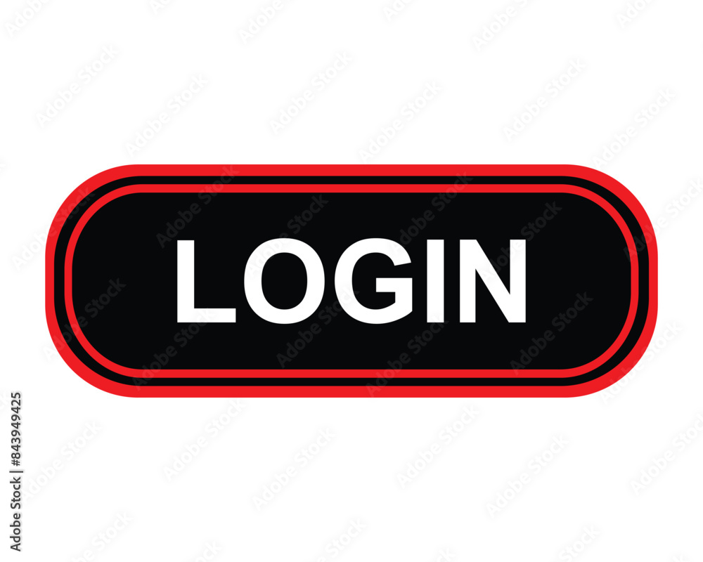 login button on white background. login button sign login button on white background. login button sign
