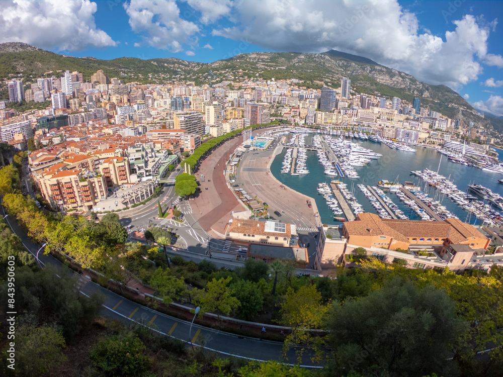 The Hercules Port is a natural bay at the foot of the ancestral rock of the princes of Monaco. It is one of the few, if not the only deep-water port of the French Riviera.