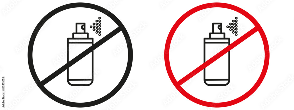 Vandalism Prevention No Spray Can Allowed Sign for Public Safety and Restricted Items Vandalism Prevention No Spray Can Allowed Sign for Public Safety and Restricted Items
