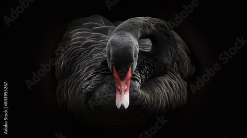 Fototapeta Naklejka Na Ścianę i Meble -  Concept of a black swan event