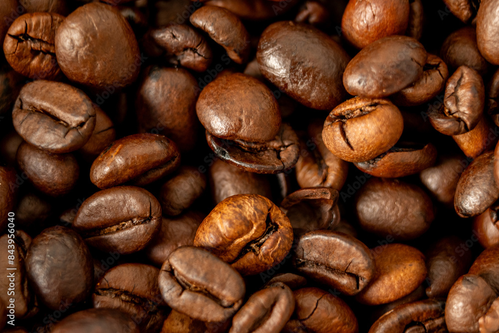 Naklejka premium COFFEE GRAINS