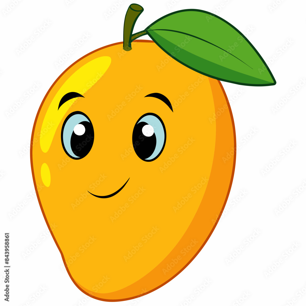 Fototapeta premium Mango cartoon vector illustration
