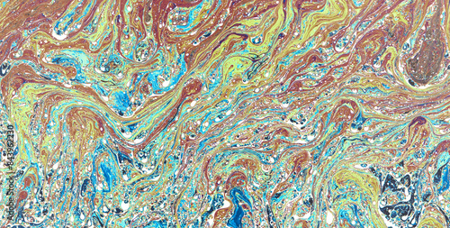 Enchanting and Playful Rainbow Splash on a Cute and Colorful Abstract Background
