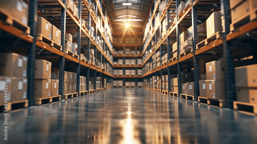 Warehouse background design Warehouse background design