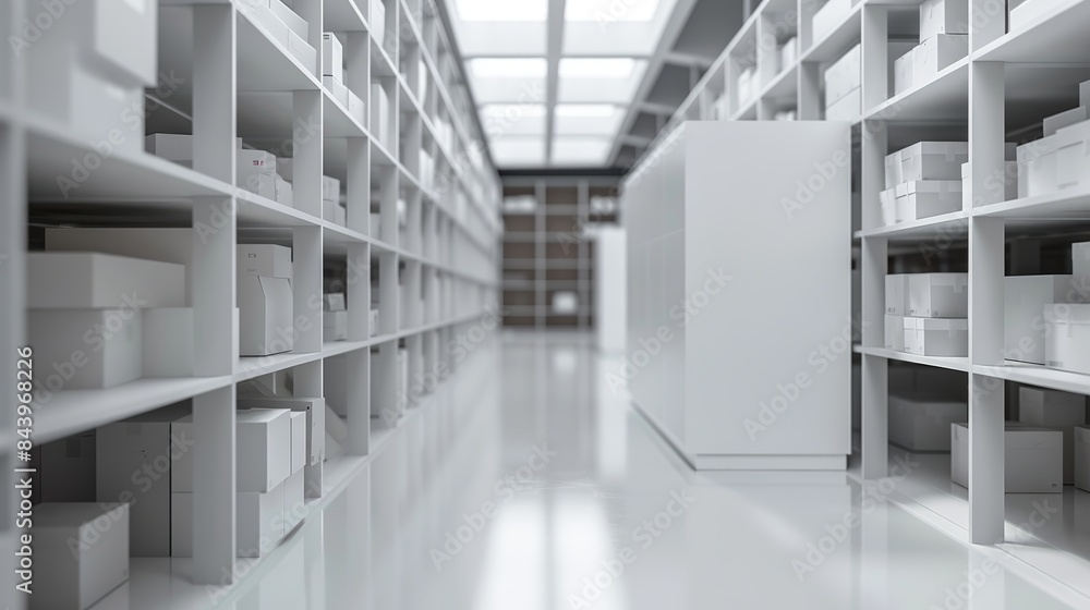 Warehouse background design Warehouse background design