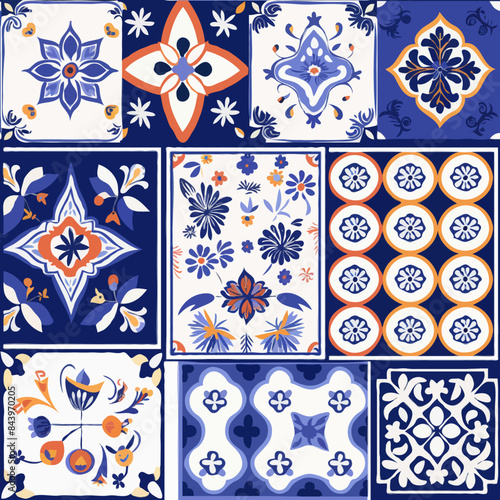 European Ceramic Pattern