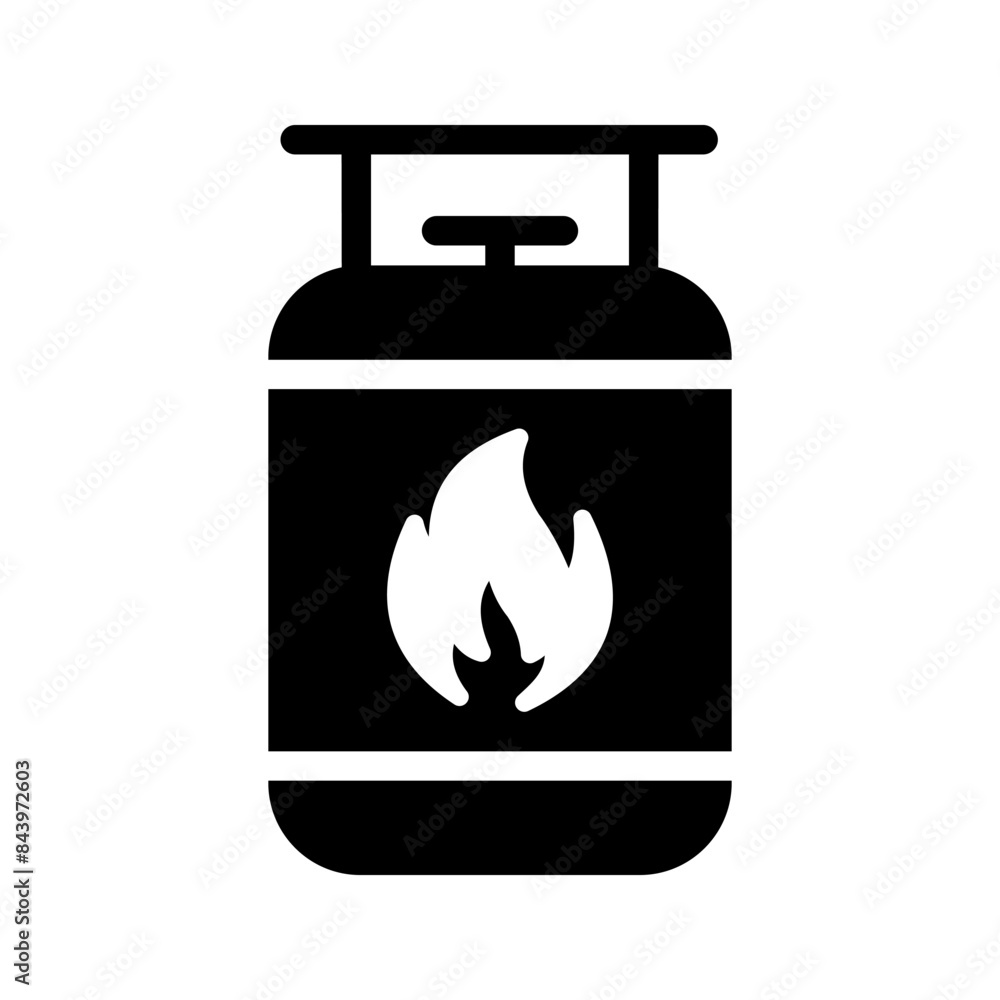 gas cylinders icon. Propane Gas Tank icon color editable gas cylinders icon. Propane Gas Tank icon color editable