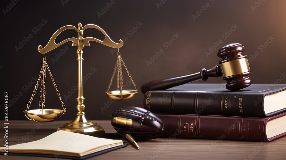 Judge's gavel on dark blue background. Law theme concept. Law theme, mallet of judge, wooden desk and books in courtroom Judge's gavel on dark blue background. Law theme concept. Law theme, mallet of judge, wooden desk and books in courtroom
