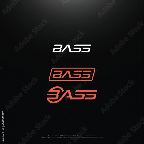 Initial Letter BASS logo design. BASS logo design. Creative and modern logo design. Logo labels. Logo design template.