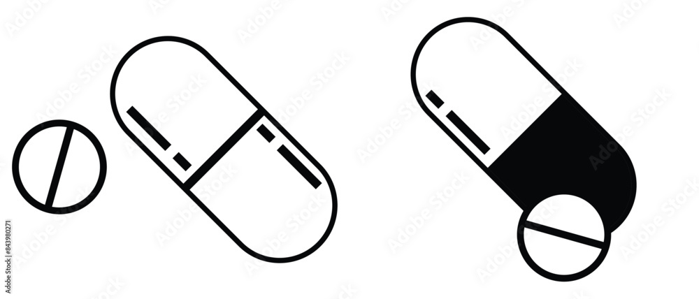 Pills icon set. Simple and editable pills icons Medicament and pharmaceutical symbol.medical design element. capsule icon template. medicine symbol vector sign. Drug sign and symbol. eps 10. Pills icon set. Simple and editable pills icons Medicament and pharmaceutical symbol.medical design element. capsule icon template. medicine symbol vector sign. Drug sign and symbol. eps 10.