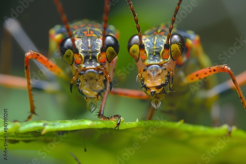 Macro picture of bugs and insects