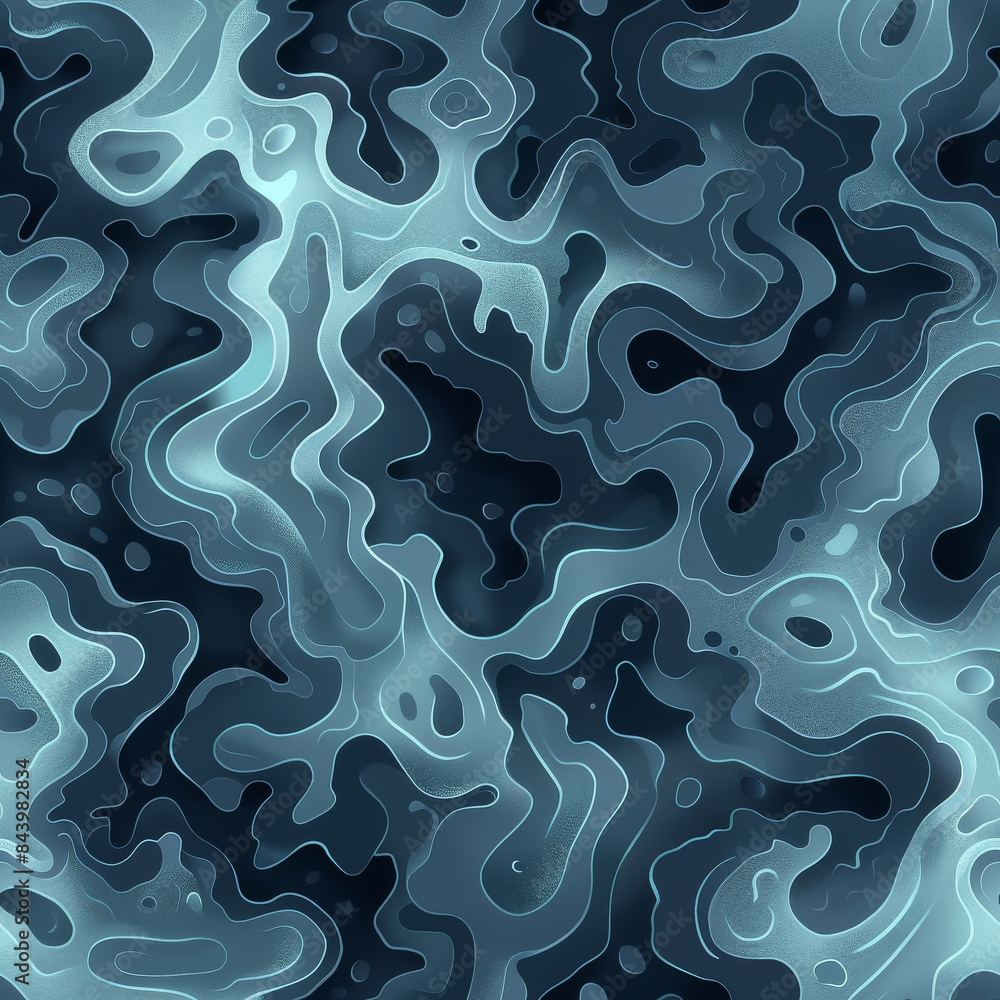 Seamless The image is a blue and black abstract piece with a lot of texture and lines Seamless The image is a blue and black abstract piece with a lot of texture and lines