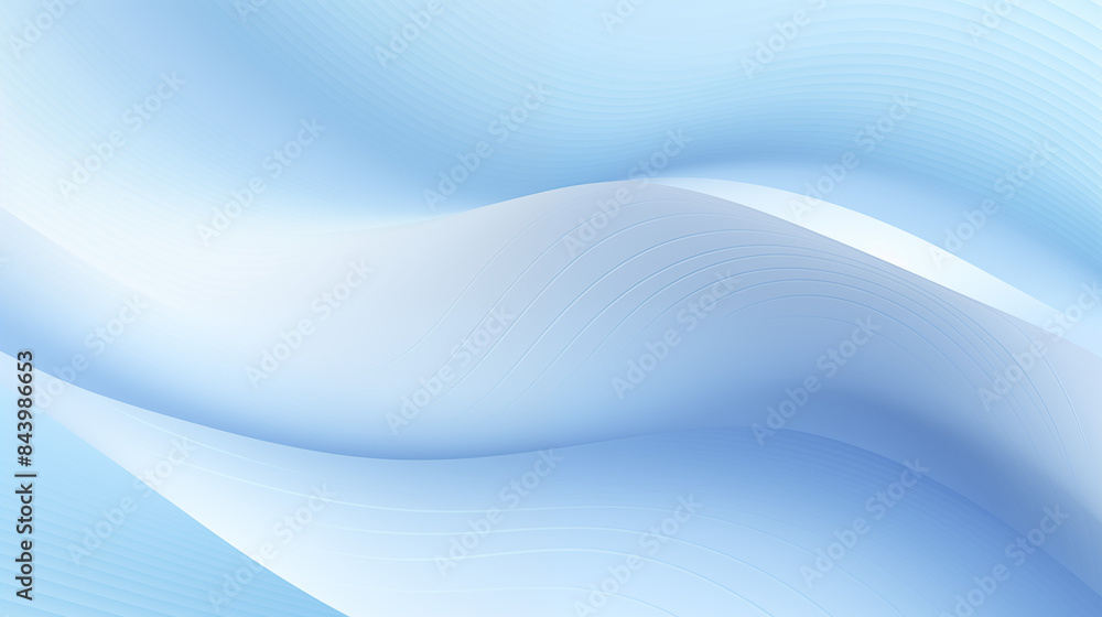 Fototapeta premium Abstract Image Pattern Background, Gentle Wave Patterns in Light Blue and White, Texture, Wallpaper, Background, Cell Phone Cover and Screen, Smartphone, Computer, Laptop, 9:16 and 16:9 Format - PNG