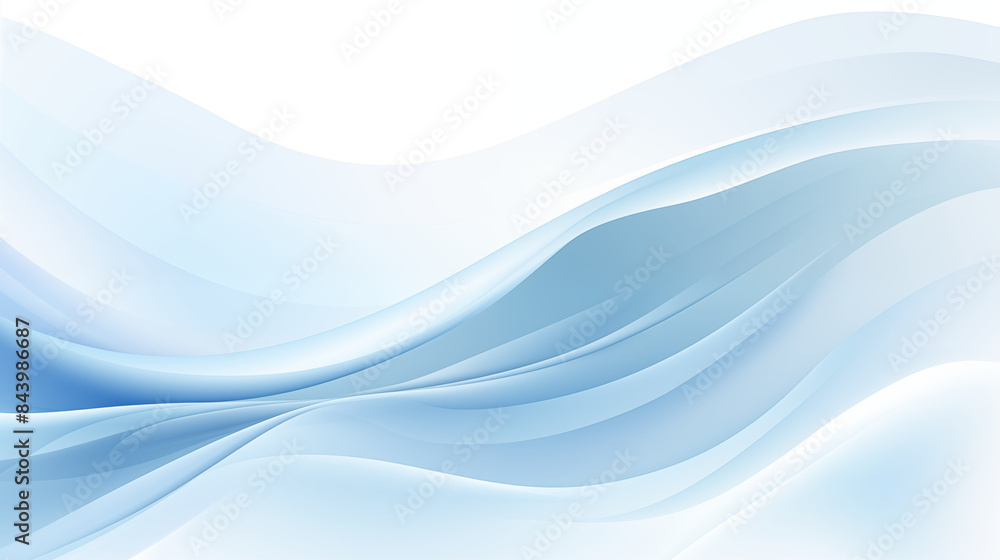 Abstract Image Pattern Background, Gentle Wave Patterns in Light Blue and White, Texture, Wallpaper, Background, Cell Phone Cover and Screen, Smartphone, Computer, Laptop, 9:16 and 16:9 Format - PNG