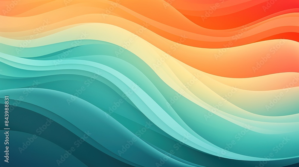 Retro orange blue green grainy gradient background Retro orange blue green grainy gradient background