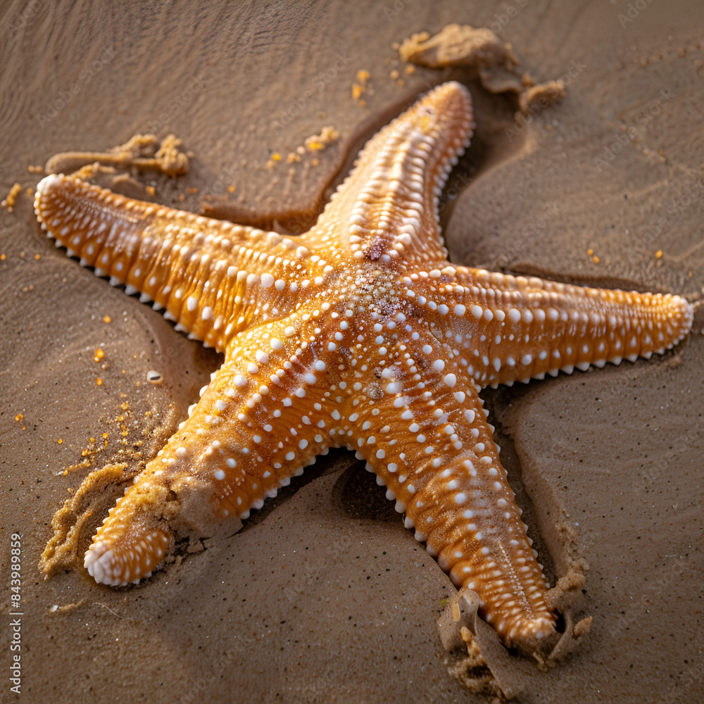 starfish on the sand