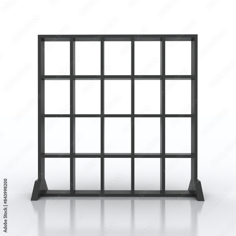 Back Bar Stand isolated on white background 3D illustration Back Bar Stand isolated on white background 3D illustration