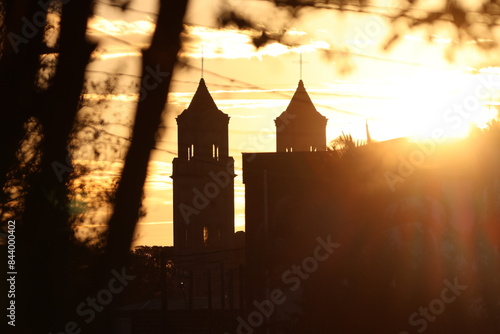 Golden Hour na Torre da Igreja