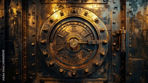 A digital vault with messages inside, symbolizing secure storage. © Farda Karimov