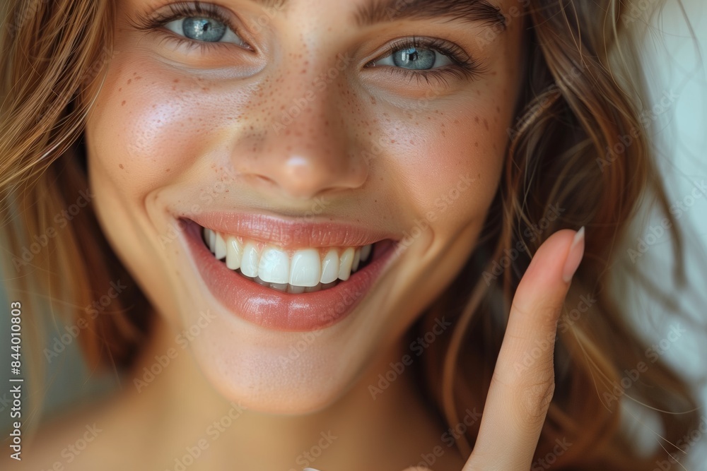 Healthy Clean Smile Closeup Healthy Clean Smile Closeup