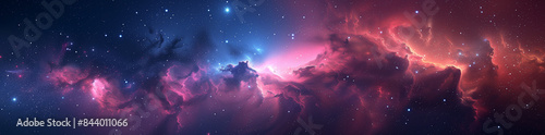 Wallpaper Mural Abstract beautiful outer space background. Bright nebula in cosmos. Magical colorful nebula in realistic blue galaxy Torontodigital.ca