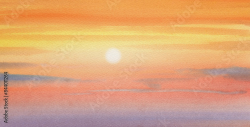 A mesmerizing painting capturing the peaceful beauty of a sunset casting warm hues over a serene body of water, creating a stunning reflection.