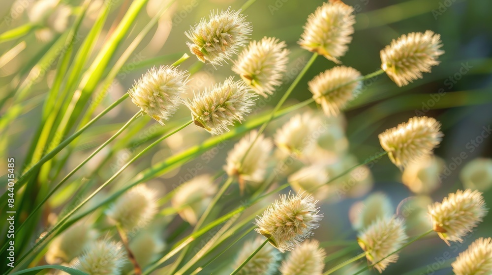 Extremely attractive circular blooms of grass Extremely attractive circular blooms of grass
