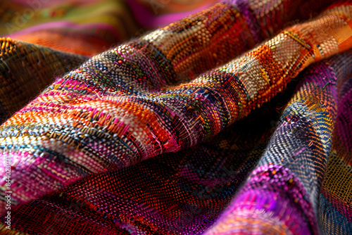 Intricate Artistry in Handwoven Textiles: A Celebration of Weaving Tradition and Craftsmanship