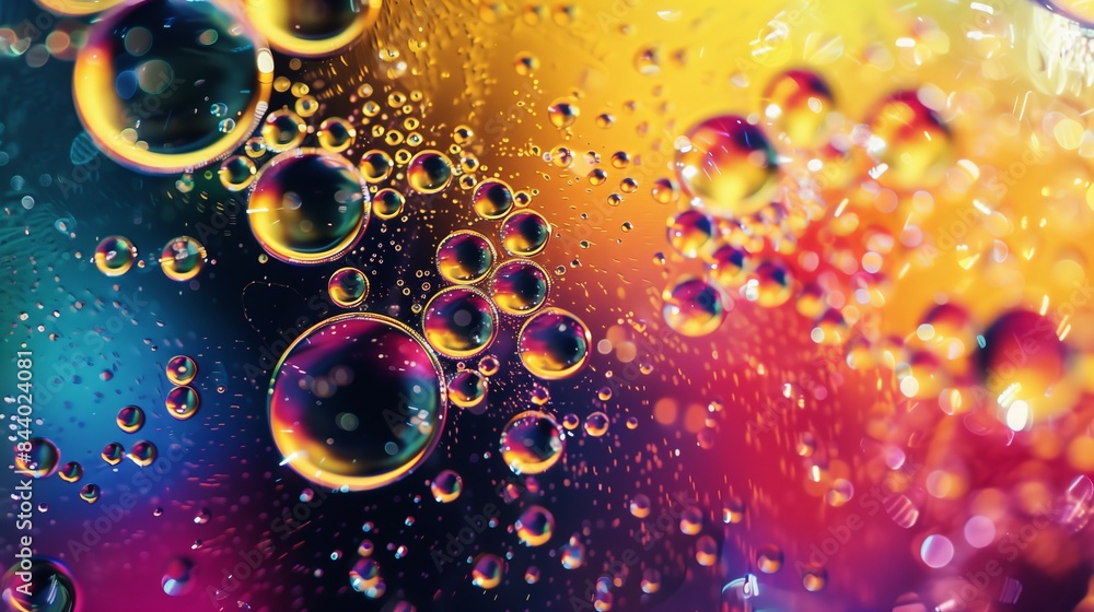 Bubbly liquid texture, close-up of bubbles forming abstract patterns, vibrant colors with a glossy finish. Bubbly liquid texture, close-up of bubbles forming abstract patterns, vibrant colors with a glossy finish.