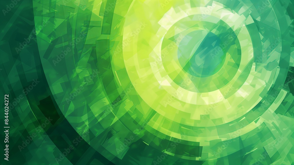 Green geometric texture background, modern illustration. Green geometric texture background, modern illustration.