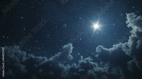 The awe-inspiring night sky is adorned with countless stars, each twinkling like a precious gem.