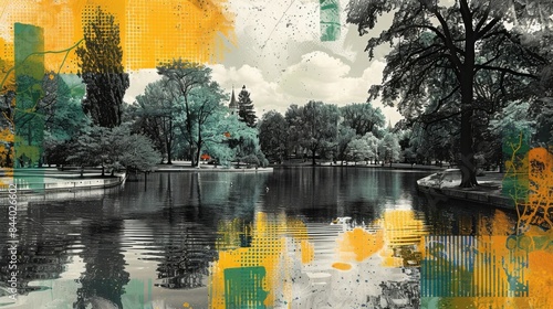 Englischer Garten Munich Art Collage

 photo