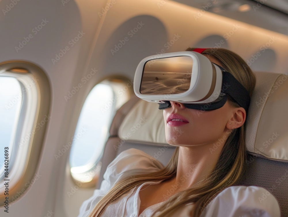 Inflight virtual reality experiences transporting passengers to exotic destinations Inflight virtual reality experiences transporting passengers to exotic destinations